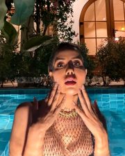 Fierce Cleavage Raiza Wilson in a Black Crystal Mesh Top Photos 02 Fierce Cleavage Raiza Wilson in a Black Crystal Mesh Top Photos 02
