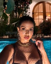 Fierce Cleavage Raiza Wilson in a Black Crystal Mesh Top Photos 04 Fierce Cleavage Raiza Wilson in a Black Crystal Mesh Top Photos 04