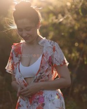 Fighter Actress Sanjeeda Sheikh in a Floral White Dress Pictures 03 Fighter Actress Sanjeeda Sheikh in a Floral White Dress Pictures 03