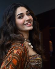 Heroine Krithi Shetty at Annagaru Vostaru Interview Photos 03