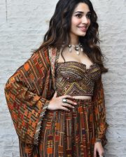 Heroine Krithi Shetty at Annagaru Vostaru Interview Photos 12