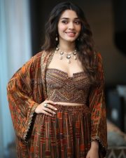 Heroine Krithi Shetty at Annagaru Vostaru Interview Photos 30