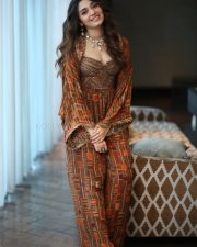 Heroine Krithi Shetty at Annagaru Vostaru Interview Photos 35