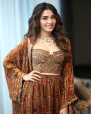 Heroine Krithi Shetty at Annagaru Vostaru Interview Photos 39