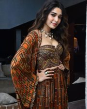 Heroine Krithi Shetty at Annagaru Vostaru Interview Photos 57