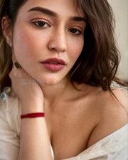 Mad Square Actress Priyanka Jawalkar in a White Short and Denim Pant Casual Photos 04