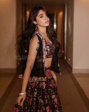 Mesmerizing Krithi Shetty in a Floral Lehenga Pictures 02
