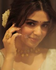 Ravishing Krithi Shetty in a Beautiful White Dress Photos 04