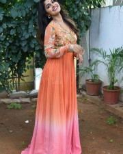 Salaga actress Sanjana Anand at Kiran Abbavaram New Movie Opening Photos 02