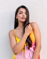 Sexy Ashna Zaveri in a Front Tie Up Sleeveless Gown Pictures 03