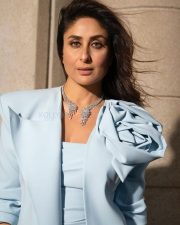 Stunning Kareena Kapoor in a Powder Blue Gown and Blazer Photos 03