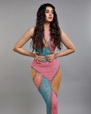 Stunning Krithi Shetty in a Colourful Mermaid Dress Pictures 01