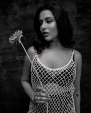Stunning Raiza Wilson in a Fishnet Black Bra Photoshoot Pictures 03