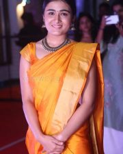 Telugu Actress Shalini Pandey Traditional Saree Photos