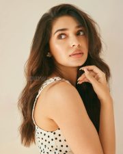 Telugu Beauty Krithi Shetty in a Polka Dotted Dress Pictures 01