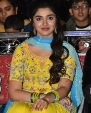 Tollywood Actress Krithi Shetty at Bangarraju Movie Musical Night Pictures 11