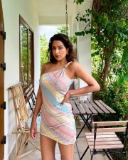 Vibrant Raiza Wilson Legs in a Multicolor Patchwork Mini Dress Photos 07 Vibrant Raiza Wilson Legs in a Multicolor Patchwork Mini Dress Photos 07