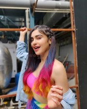 Actress Adah Sharma Celebratring Pride Month Photos
