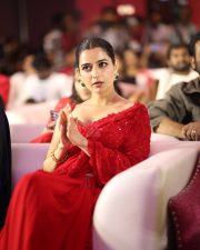 Actress Ashika Ranganath at Bhartha Mahasayulaku Wignyapthi Movie Pre Release Event Photos 06