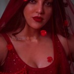 Actress Kajal Aggarwal Red Dress Photoshoot Pictures