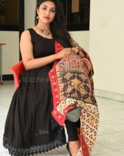 Actress Malavika Satheesan at Bommala Koluvu Movie Trailer Launch Pictures