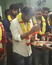 Actress Nayantharav S Netrikann Launch Pooja Stills