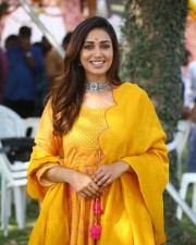 Actress Nivetha Pethuraj at Das Ka Dhamka Movie Opening Photos 12