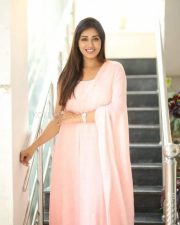Actress Nivetha Pethuraj at Dhamki Interview Pictures 10