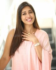 Actress Nivetha Pethuraj at Dhamki Interview Pictures 13