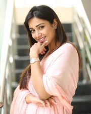 Actress Nivetha Pethuraj at Dhamki Interview Pictures 16