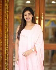Actress Nivetha Pethuraj at Dhamki Interview Pictures 26