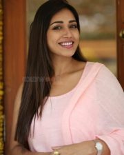 Actress Nivetha Pethuraj at Dhamki Interview Pictures 36
