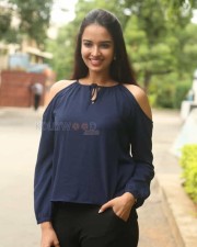 Actress Poojitha At Darshakudu Movie Press Meet Pictures