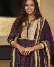 Actress Pujita Ponnada at Joruga Husharuga Pre Release Event Pictures 10