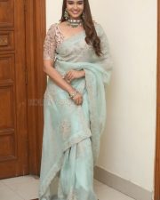 Actress Pujita Ponnada at Ravanasura Movie Pre Release Event Pictures 02