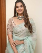 Actress Pujita Ponnada at Ravanasura Movie Pre Release Event Pictures 06