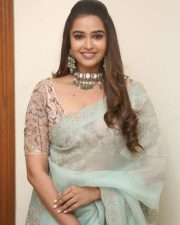 Actress Pujita Ponnada at Ravanasura Movie Pre Release Event Pictures 07