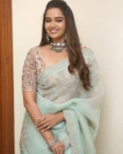 Actress Pujita Ponnada at Ravanasura Movie Pre Release Event Pictures 09