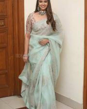 Actress Pujita Ponnada at Ravanasura Movie Pre Release Event Pictures 10