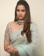 Actress Pujita Ponnada at Ravanasura Movie Pre Release Event Pictures 11