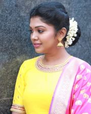 Actress Riythvika At Nethra Audio Launch Photos