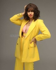 Adah Sharma Sexy Yellow Dress Pink Bra Photoshoot Stills 01