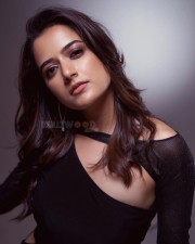 Beautiful Ashika Ranganath in a Black Dress Photoshoot Stills 02 Beautiful Ashika Ranganath in a Black Dress Photoshoot Stills 02