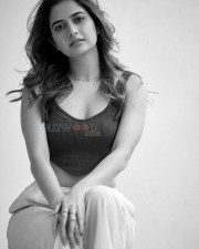 Beautiful Ashika Ranganath in a Crop Top Black and White Pictures 09 Beautiful Ashika Ranganath in a Crop Top Black and White Pictures 09
