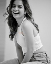 Beautiful Ashika Ranganath in a White Crop Top Black and White Photos 03 Beautiful Ashika Ranganath in a White Crop Top Black and White Photos 03