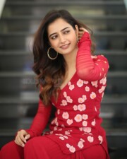 Beautiful Heroine Ashika Ranganath at Naa Saami Ranga Interview Pictures 38