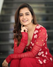 Beautiful Heroine Ashika Ranganath at Naa Saami Ranga Interview Pictures 43