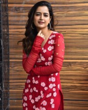 Beautiful Heroine Ashika Ranganath at Naa Saami Ranga Interview Pictures 64