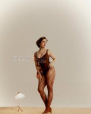 Bold Sanya Malhotra Cleavage in a Brown plunge bodysuit and lace tights Photos 03 Bold Sanya Malhotra Cleavage in a Brown plunge bodysuit and lace tights Photos 03