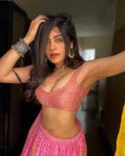 Bollywood Heroine Adah Sharma Sexy in Pink Lehenga Photos 02